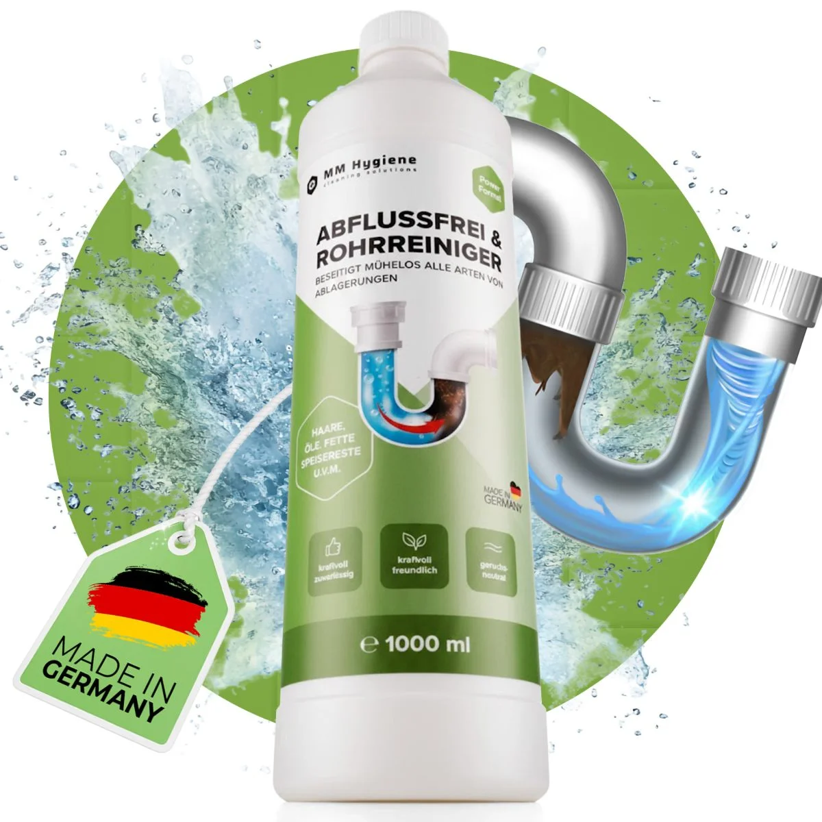 Amazon Infografik – durchdachte Details einer LED-Stirnlampe